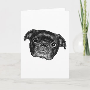 Pug Cheer Holiday Card