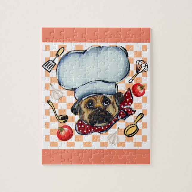 Pug Chef Jigsaw Puzzle (Vertical)