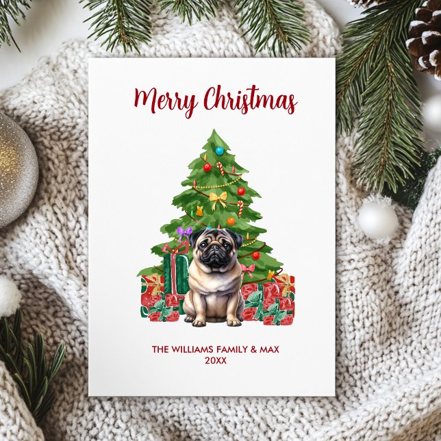 Pug Christmas Card (Creator Uploaded)
