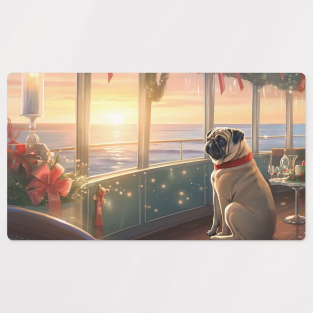 Pug Christmas Cruise: Pawsome Holiday Delight (Design 3)