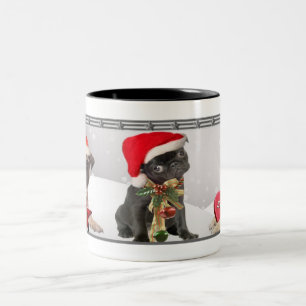 Pug Christmas Mugs