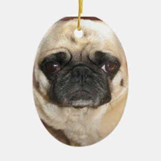 Pug Christmas Ornament