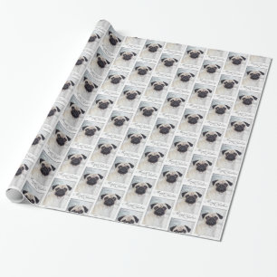 Pug Christmas Wrapping Paper