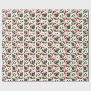 Pug Christmas Wrapping Paper