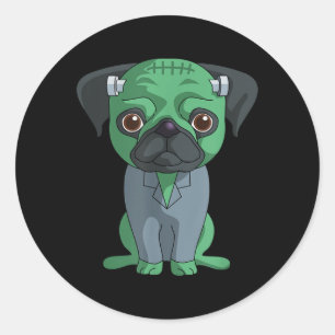 Pug Classic Round Sticker