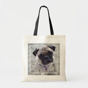 Pug Closeup Tote Bag