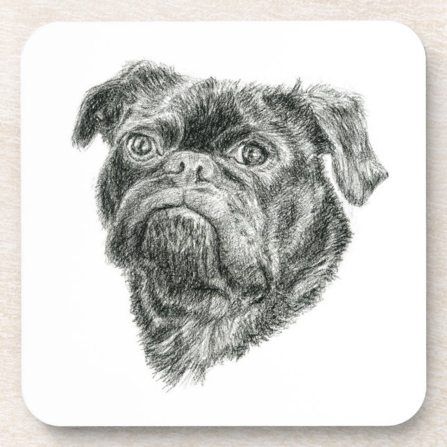 Pug Coaster (Front)