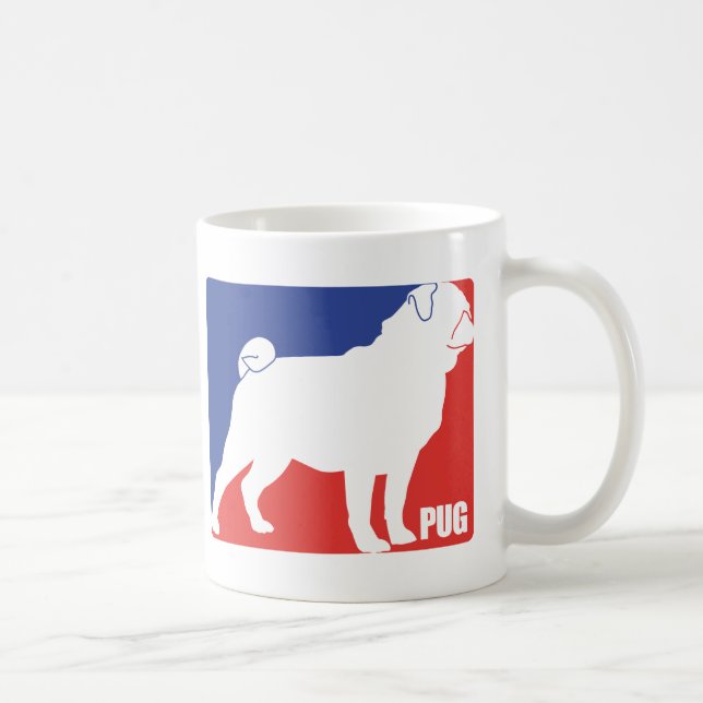 PUG COFFEE MUG (Right)