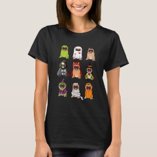 Pug Collection Happy Pug O Ween Halloween Spooky T-Shirt