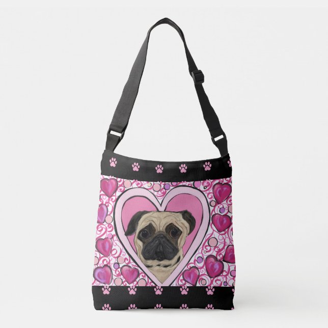 Pug Crossbody Bag (Front)