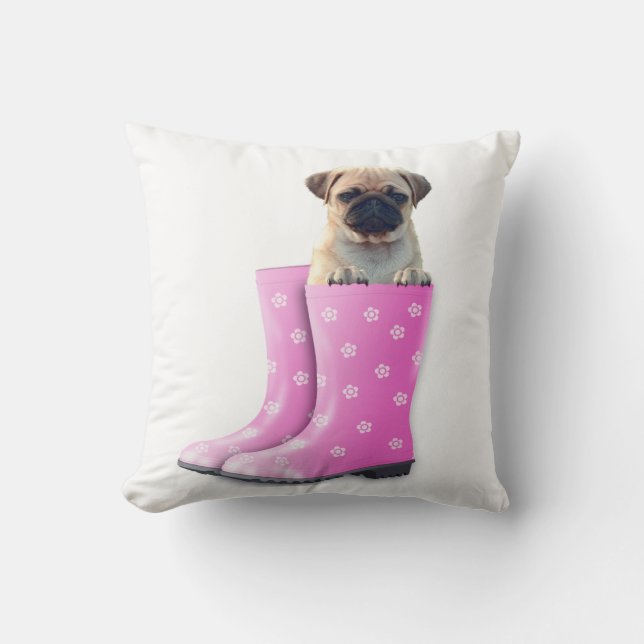 Pug Cushion (Front)