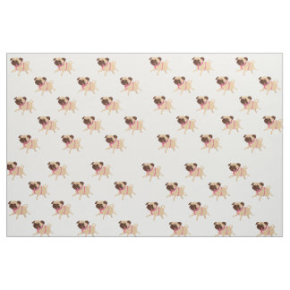 Pug custom fabric