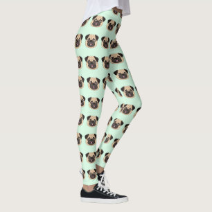 Pug Cute Dog Lover Pattern Leggings