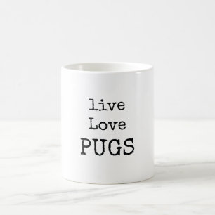 PUG cute funny dog mom Coffee Mug