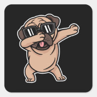 Pug Dabbing Dog