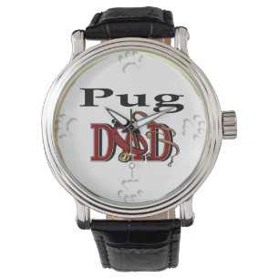 Pug Dad Gifts Watch