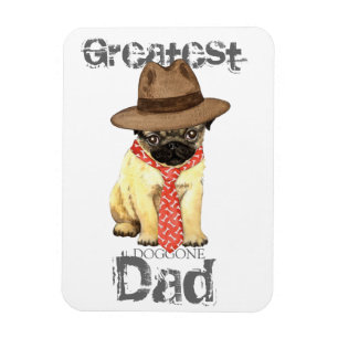 Pug Dad Magnet