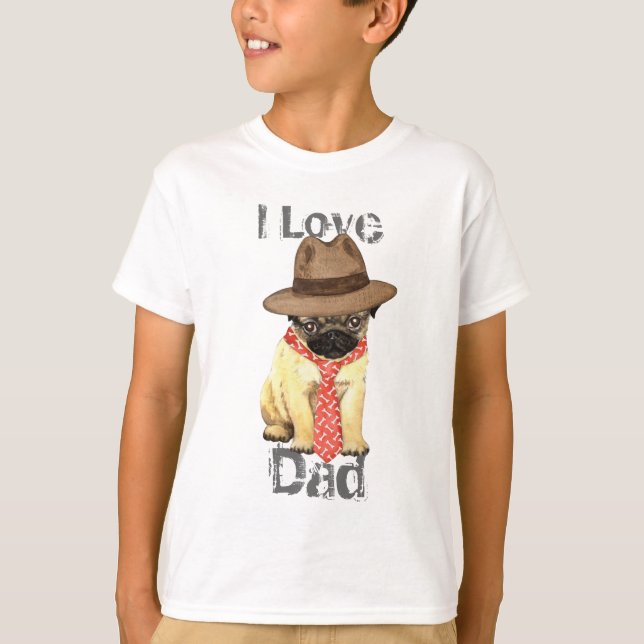 Pug Dad T-Shirt (Front)