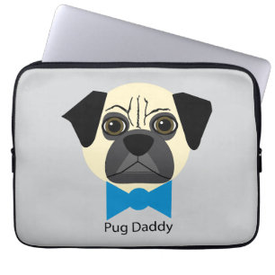 Pug Daddy Laptop Sleeve