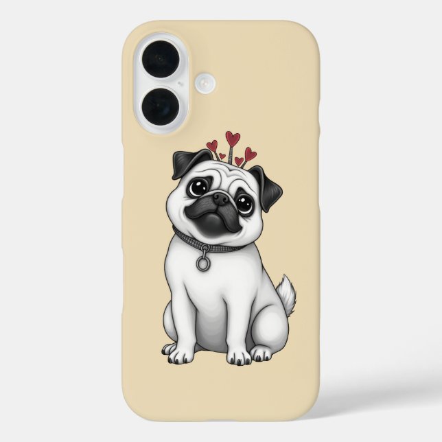 Pug design Case-Mate iPhone case (Back)