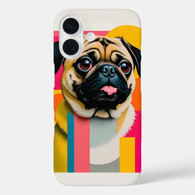 Pug design Case-Mate iPhone case (Back)