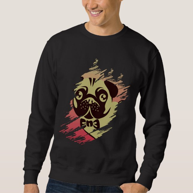 pug design Essential T-Shirt 528 Sweatshirt (Front)