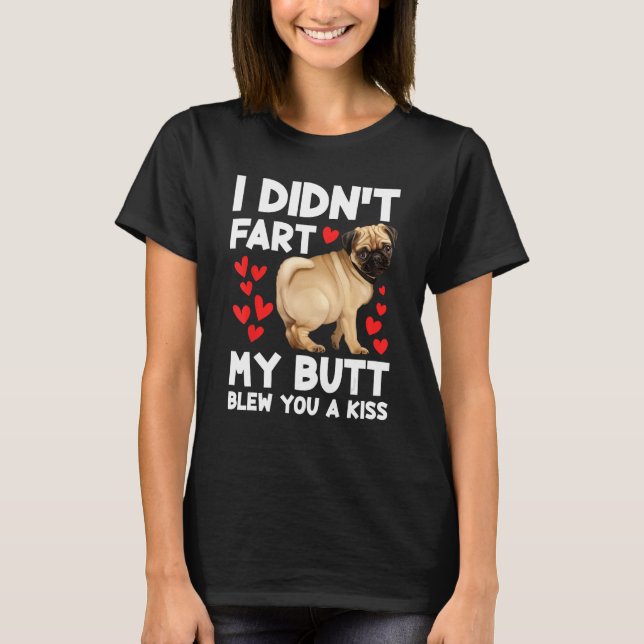 Pug Design For Men Women Kids Pet Dog Breed Pug T-Shirt (Front)