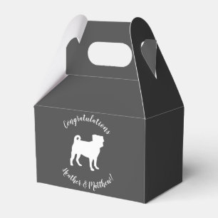 Pug Dog Baby Shower Theme Puppy Gender Neutral Favour Box