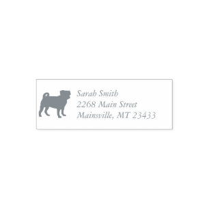Pug Dog Baby Shower Theme Puppy Gender Neutral Self-inking Stamp