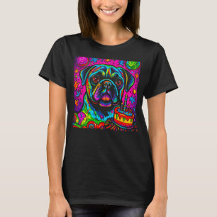 Pug Dog Birthday Party T-Shirt
