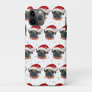 Pug Dog Breed Christmas Stars iPhone 11 Pro Case