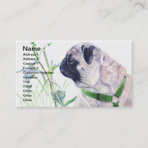 Pug Dog Business Cards