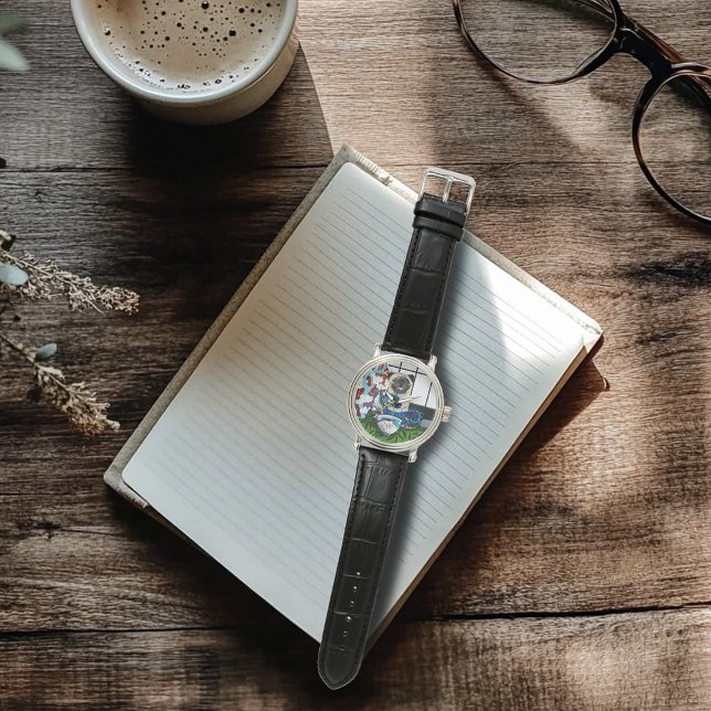 Pug Dog Chinese Dragon Watch (Creator Uploaded)