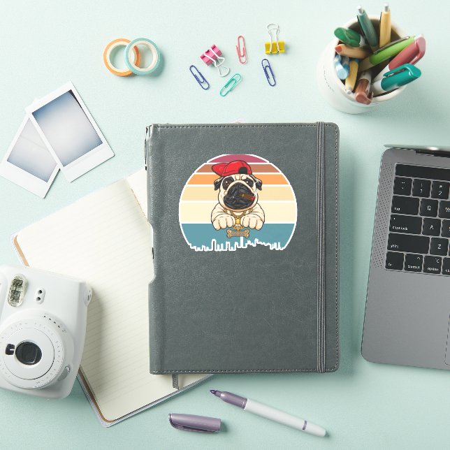 Pug Dog Classy city pug Classic (iPad Cover)