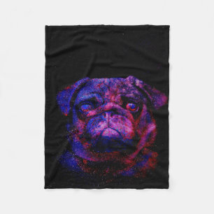 Pug Dog Cute   Great Gift for Dog Lovers Fleece Blanket