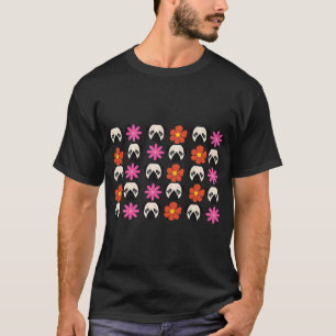 pug dog flower face masks T-Shirt
