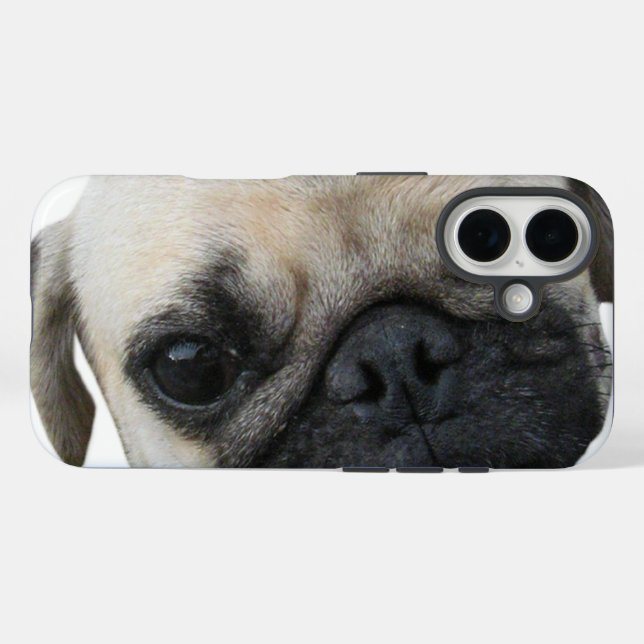 Pug Dog Friend ... かわいい 子犬 Case-Mate iPhone Case (Back (Horizontal))