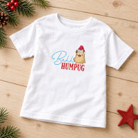 Pug Dog Funny Bah Humpug Christmas