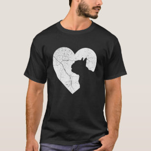 Pug Dog Funny Heart Valentine's Day Dog Dad Mum T-Shirt