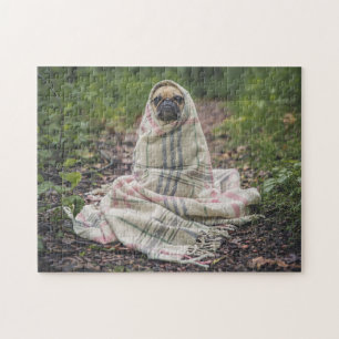 PUG DOG FUNNY JIGSAW PUZZLE