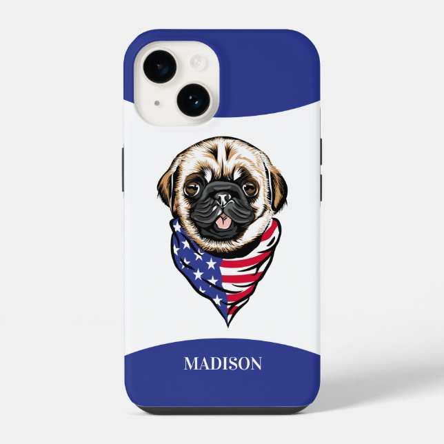 Pug Dog  iPhone Case (Back)