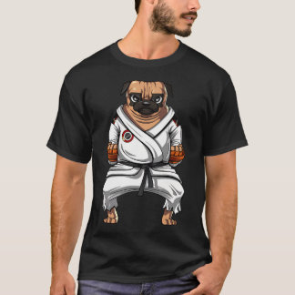 Pug Dog Karate T-Shirt