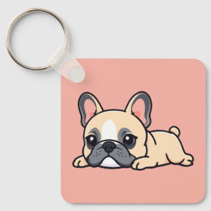 Pug dog key ring
