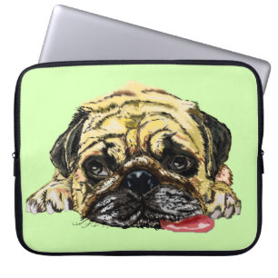 Pug Dog Laptop Sleeve