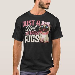 Pug Dog Lover Kawaii T-Shirt