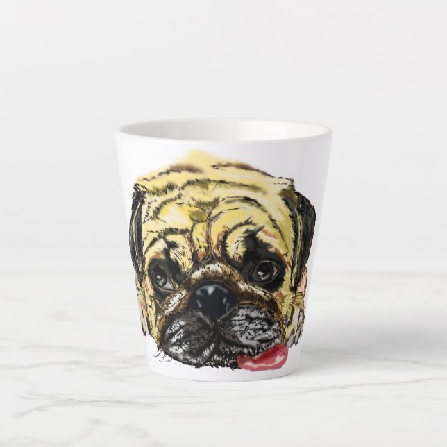 Pug Dog Mug Funny (Front)