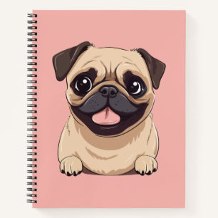 Pug dog notebook