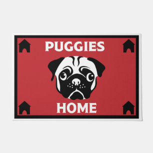 Pug Dog Owners Home Doormat