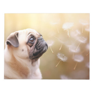 Pug Dog Pet Animal Tranquil Peaceful  Notepad