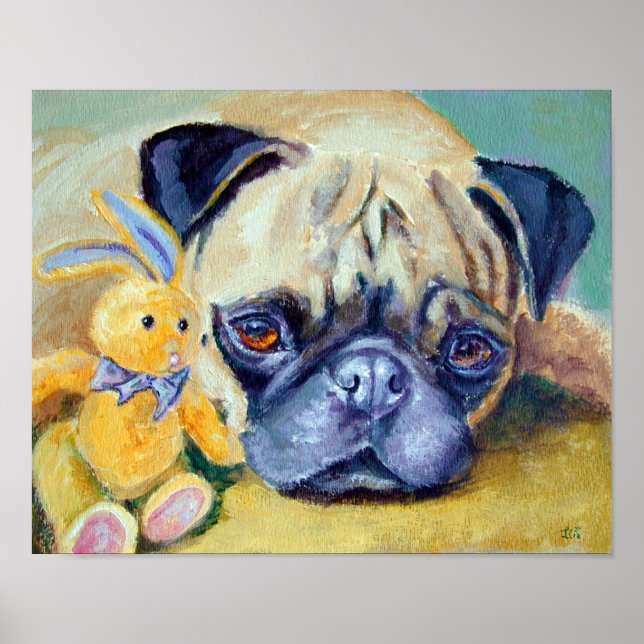 Pug Dog Print (Front)